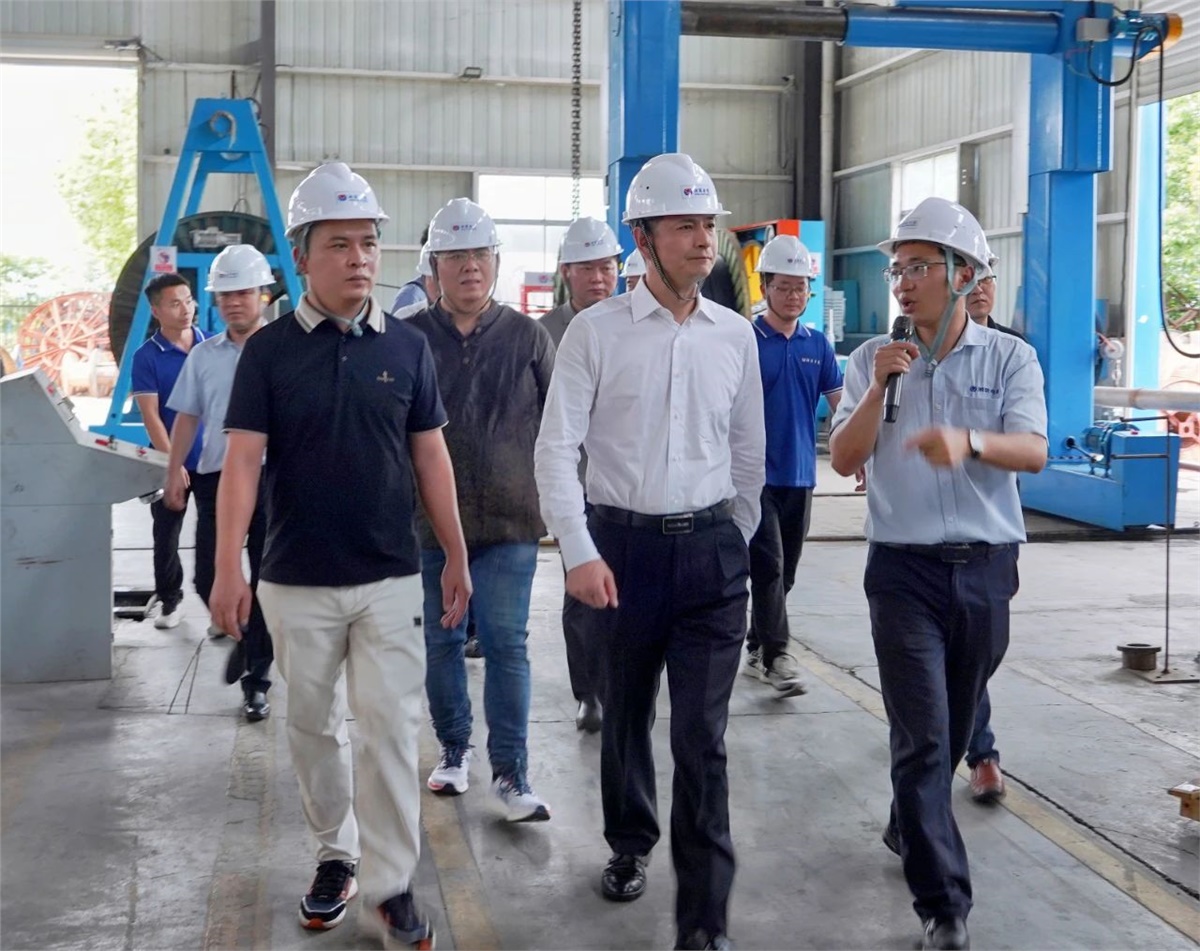 瀏陽市委副書記、市長王雄文蒞臨湘聯(lián)電纜調(diào)研指導(dǎo)！